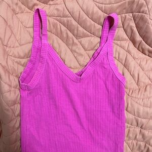 Wild Fable Pink Ribbed Tank Top